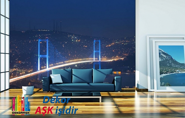 Manzaralı 3D Duvar Kağıdı Örnekleri