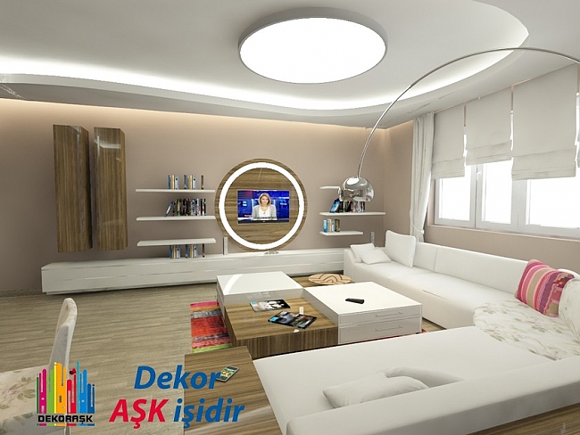 Salon Dekorasyonu İçin Modern Örnekler