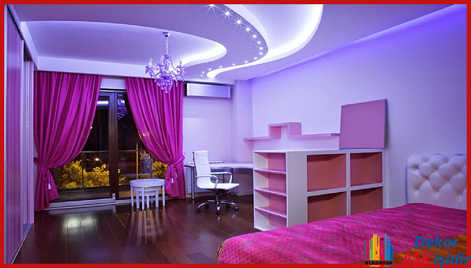 Yatak Odası Dekorasyon Fikirleri Asma Tavan Modelleri 2016