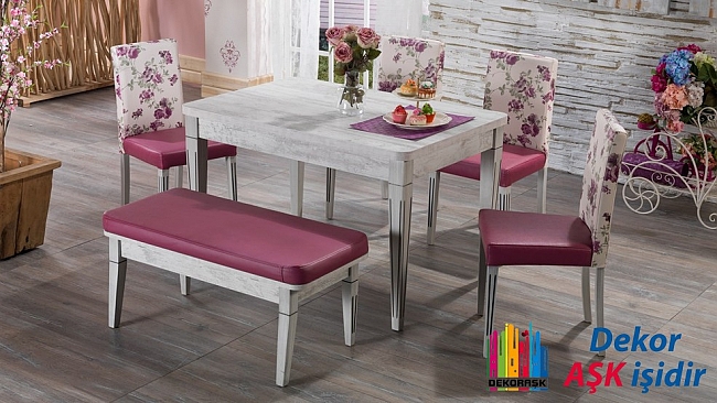 Yeni Moda Mutfak Masa Sandalye Tasarımları