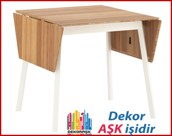 ikea-acilip-kapanabilen-ahsap-yemek-masasi