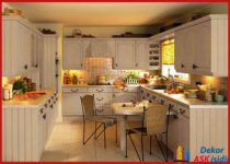 beyaz renkş u mutfak dolabı tasarımları