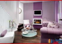 çok değişik renklerde modern tarz oturma odası dekorasyonları