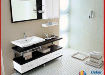 Modern Lavabolu Banyo Dolapları Vitra Banyo Koleksiyonları arasında yer alıyor